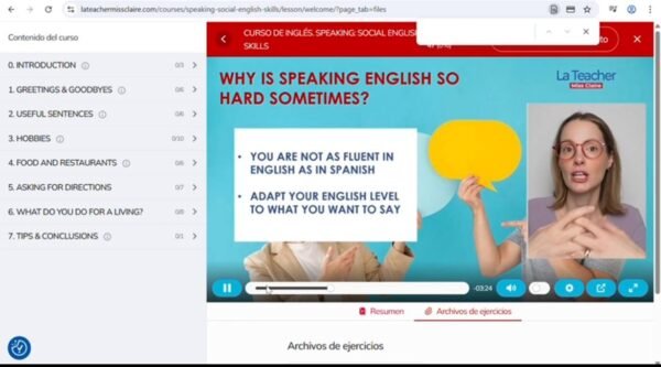 CURSO DE INGLÉS. SPEAKING: SOCIAL ENGLISH SKILLS - Imagen 9