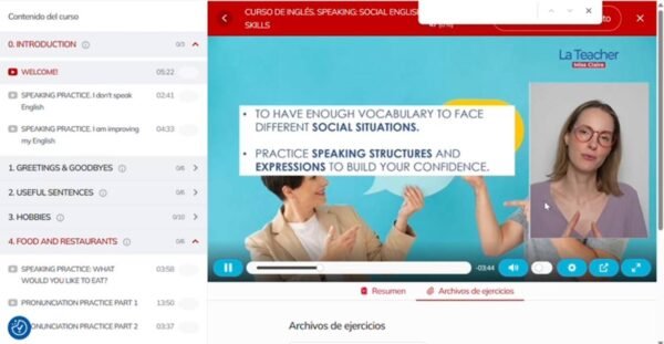 CURSO DE INGLÉS. SPEAKING: SOCIAL ENGLISH SKILLS - Imagen 10