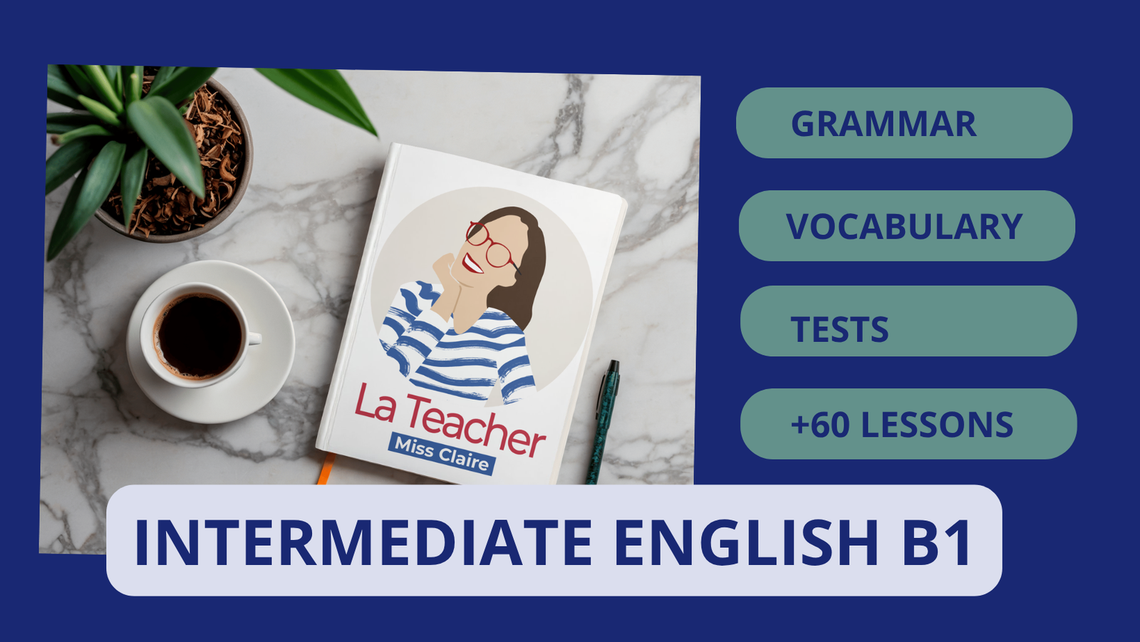 CURSO INTERMEDIO DE INGLÉS B1 + 2H DE CLASES INDIVIDUALES