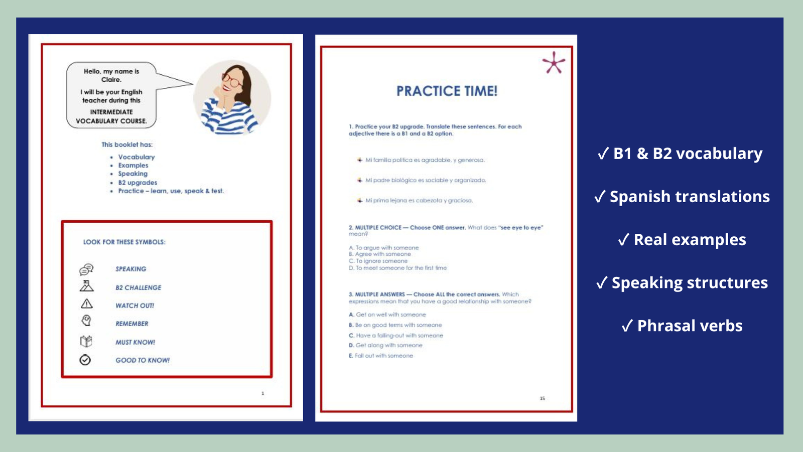 6 BOOKLETS, GO FURTHER! THE INTERMEDIATE VOCABULARY CHALLLENGE. - Imagen 3